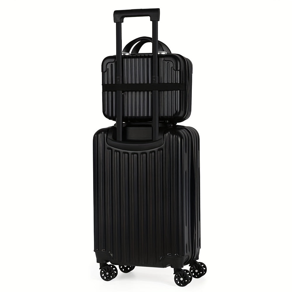 2-Piece Spinner Luggage Set – 20” Carry-On & 14” Crossbody Handbag