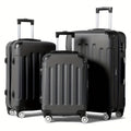 3-Piece Hard Shell Luggage Set with TSA Lock – 20/24/28 Inch 360° Spinner Wheels