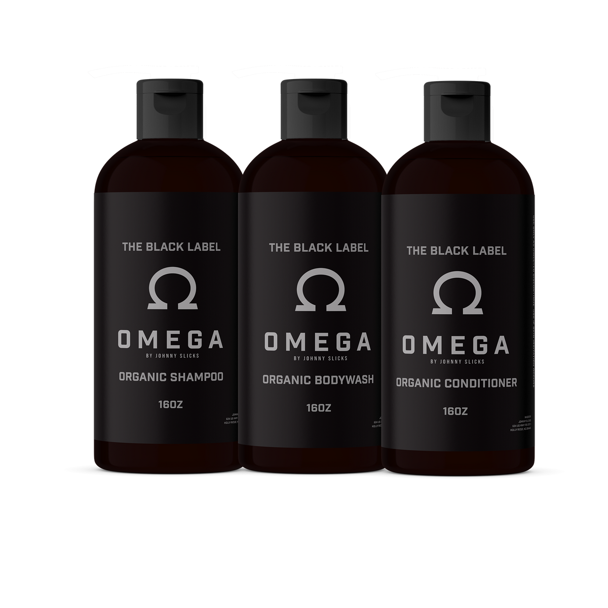 Black Label Shower Set
